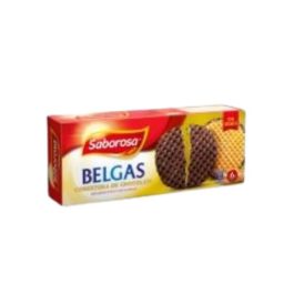 Belgas com Cobertura de Chocolate Saborosa 198g