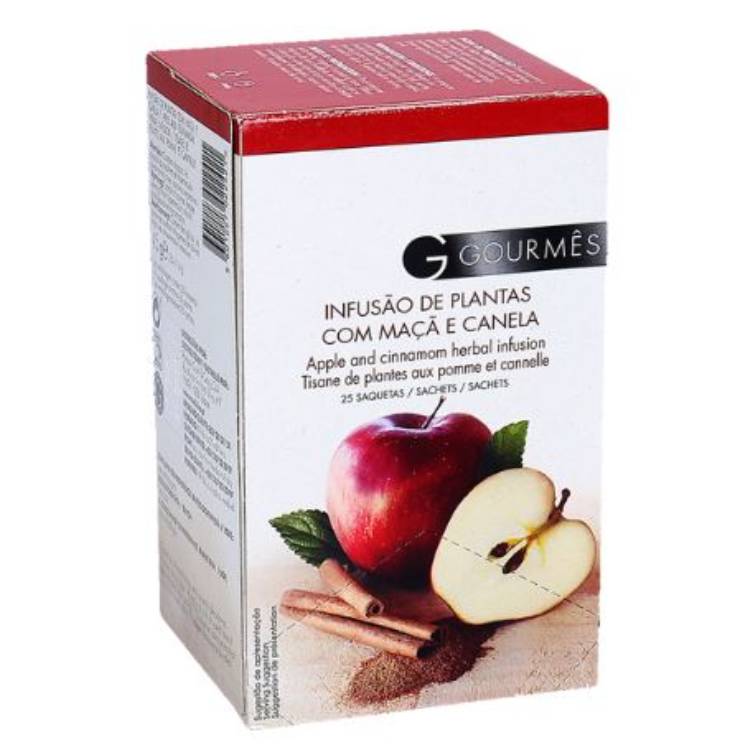 Infusão de Maçã e Canela GOURMÊS – 25 Saquetas