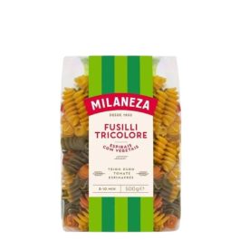 Massa Espirais Fusilli Tricolor MILANEZA 500 gr