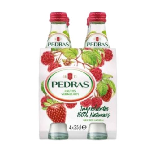 Água Pedras com Gás Frutos Vermelhos 25cl Gi Supermercado