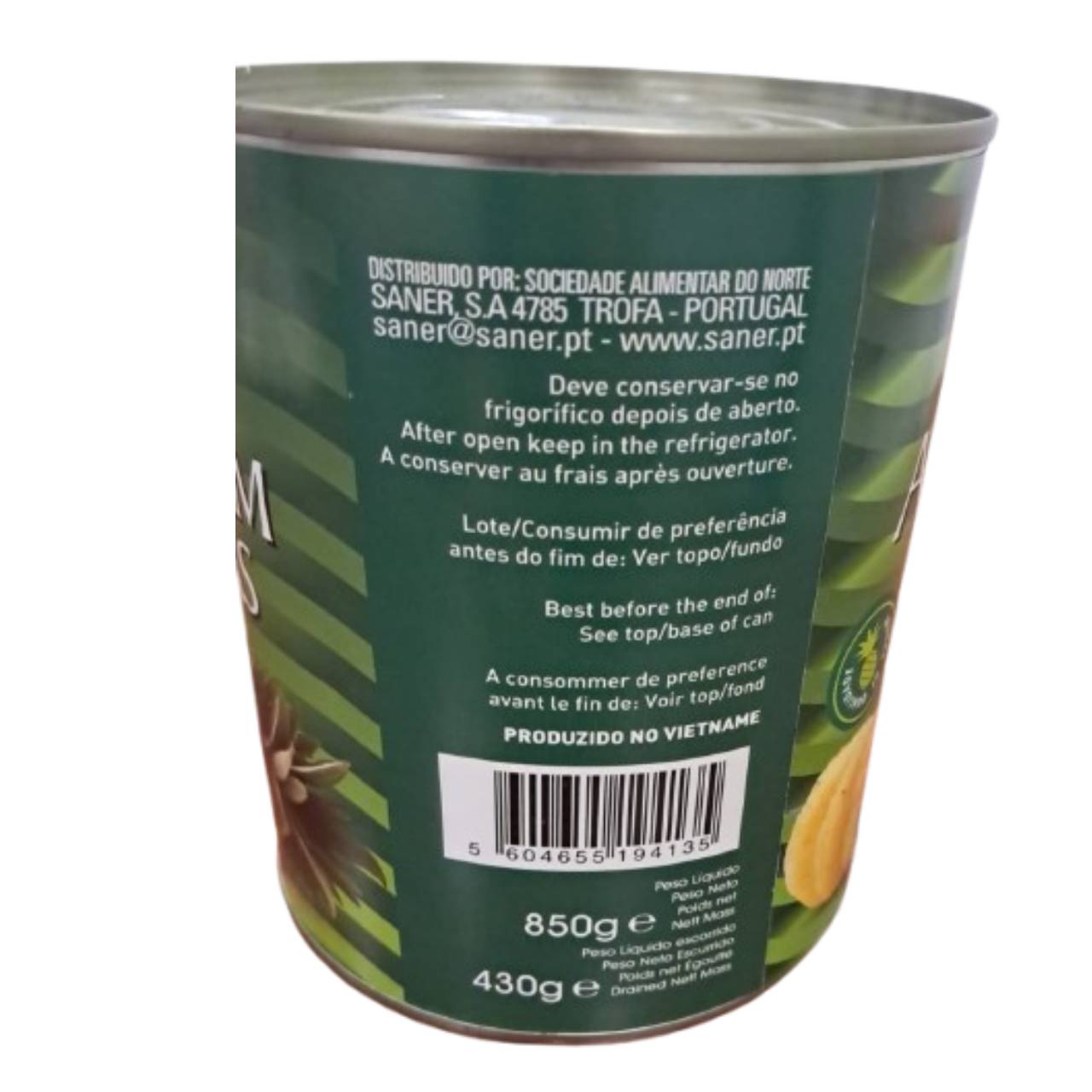Ananás em Rondelas Norte 850g Gi Supermercado