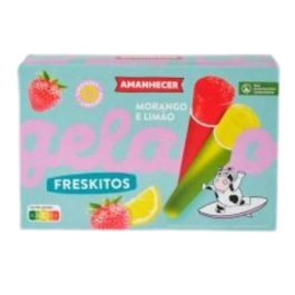 Gelado Freskitos Amanhecer Morango Limão Cong 6 X 110 ml