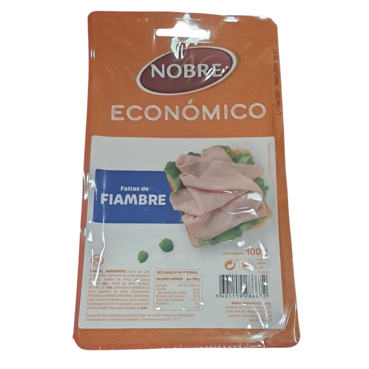 Fatias Finas de Fiambre Extra Suculento Nobre 100 g - Image 6