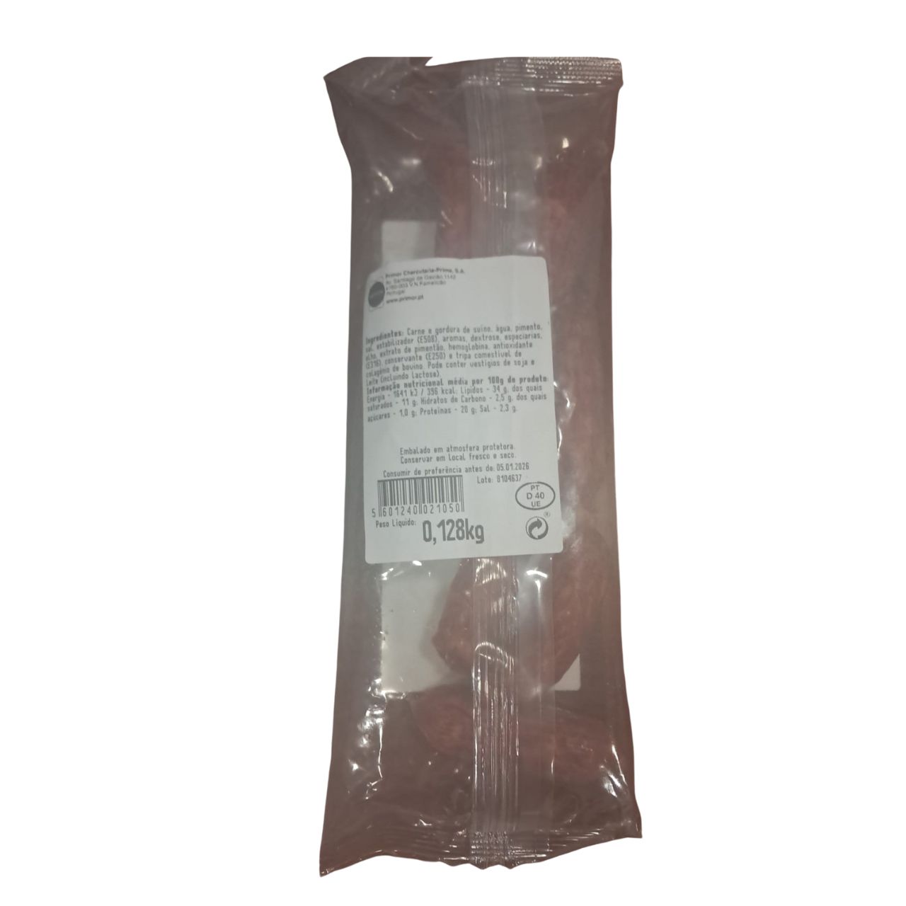 Linguiça Mini Primor 128g