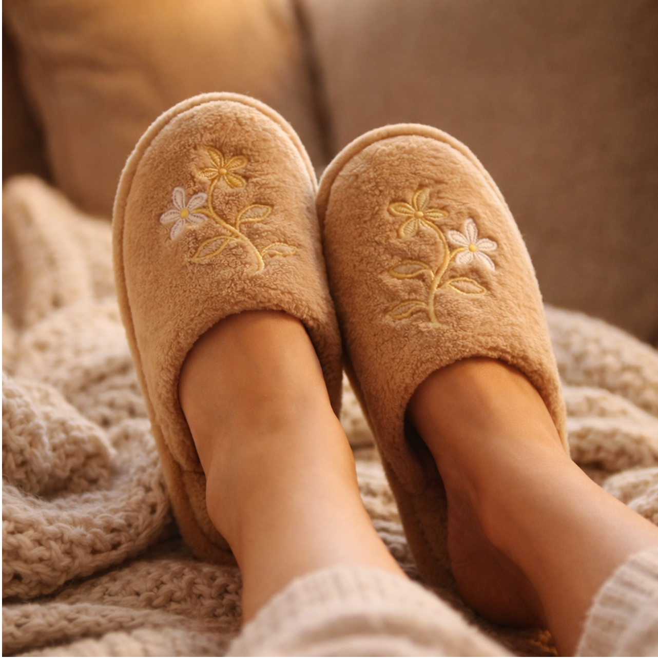 Par Chinelos de Quarto Inverno