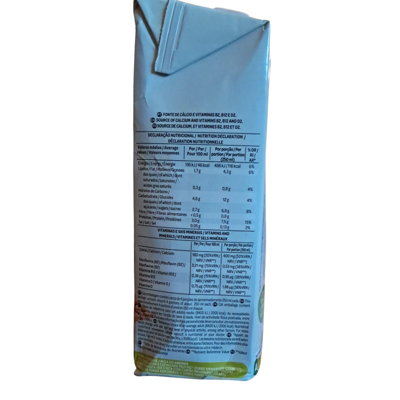Bebida Soja 100% Vegetal Amanhecer 1L Gi Supermercado