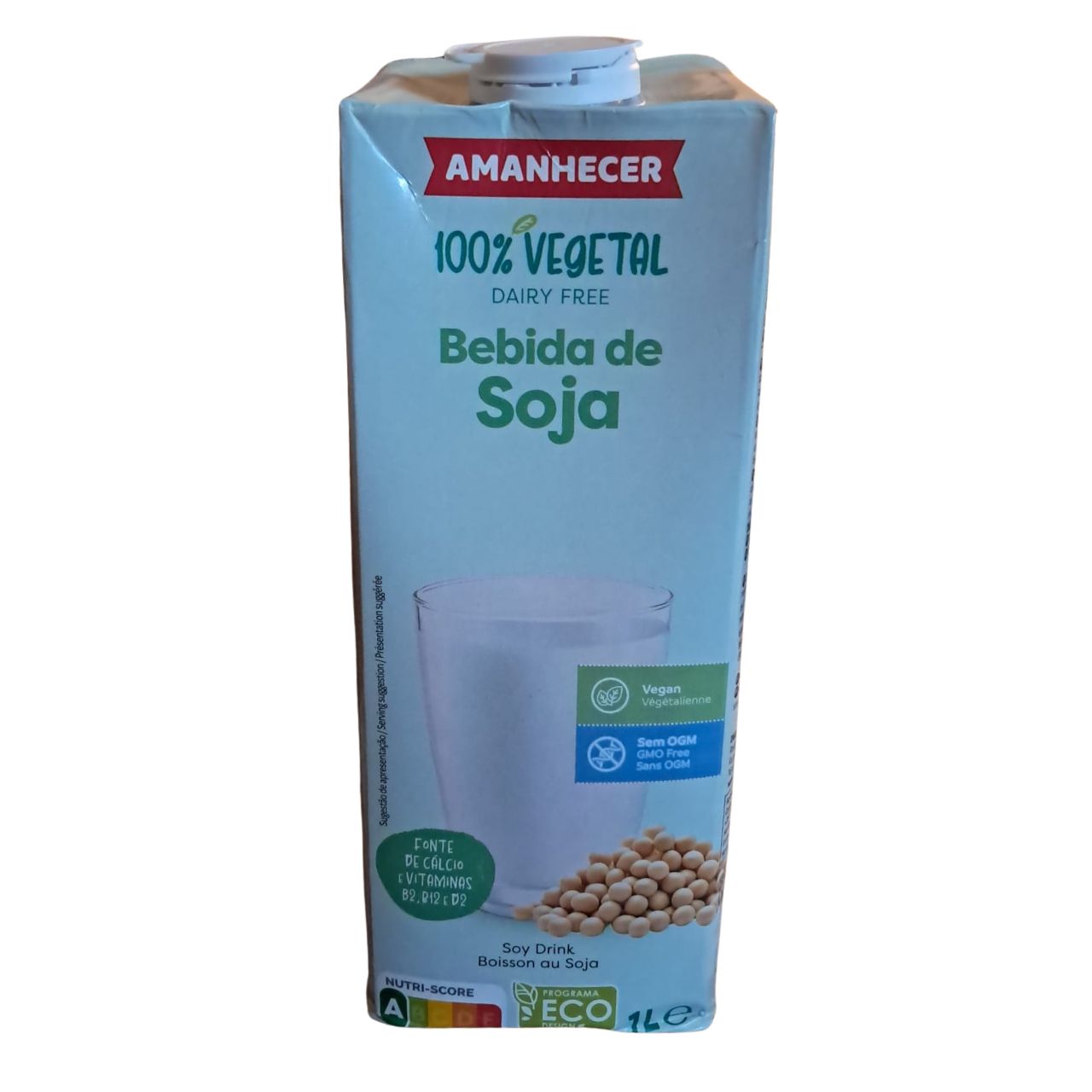 Bebida Soja 100% Vegetal Amanhecer 1L Gi Supermercado