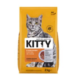 Ração Seca Gato Cocktail Carne Kitty 2Kg