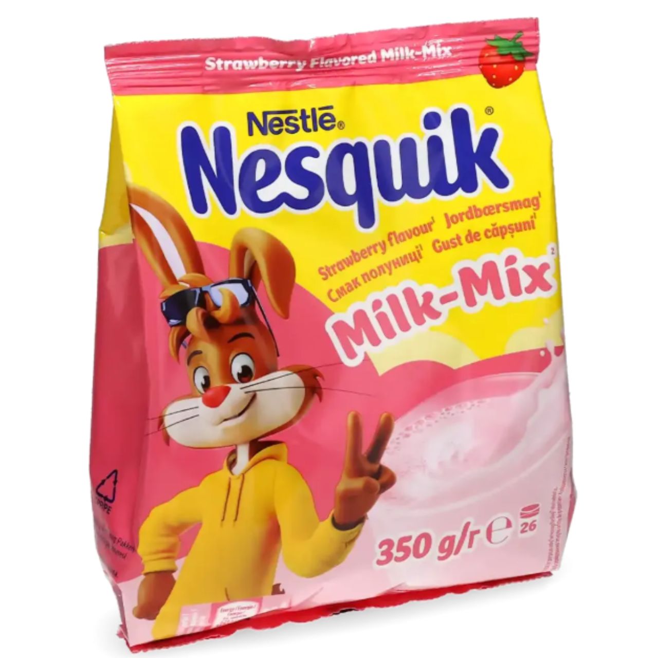 Milk Mix Morango Nesquik Bebida Solúvel 350Grs Gi Supermercado