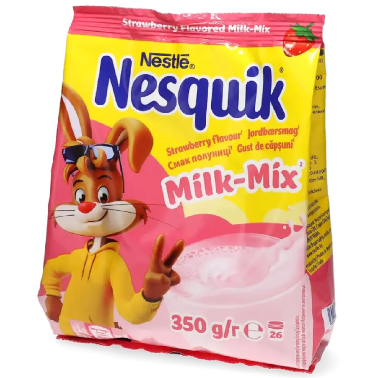 Milk Mix Morango Nesquik Bebida Solúvel 350Grs Gi Supermercado