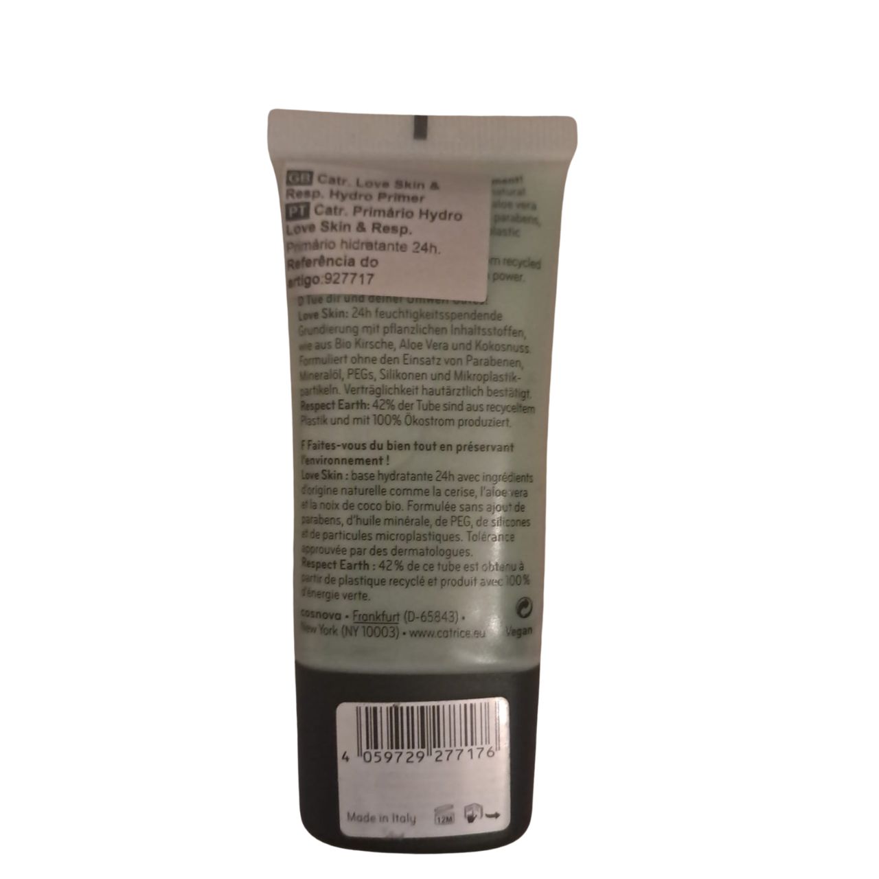 Primer Love Skin & Respect Earth Hydro Catrice 30ml