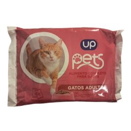 Alimento Completo Gatos Adultos UP Pets 4 x 100g