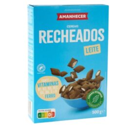 Cereais Chocolate Recheados de Leite Amanhecer 500 g