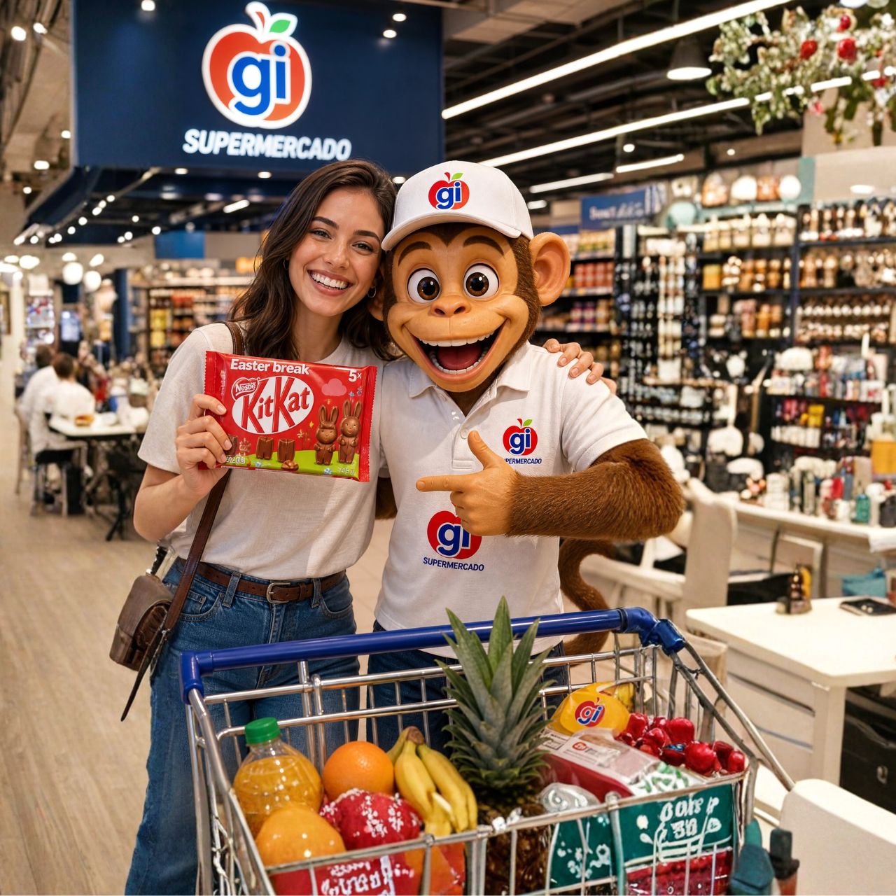 Coelhos de Chocolate Kit Kat Nestlé 145g Gi Supermercado